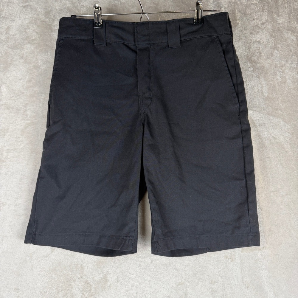 Dickies Flex Regular Fit Work Shorts Mens 32 Black Cell Phone Pocket 11 Inseam